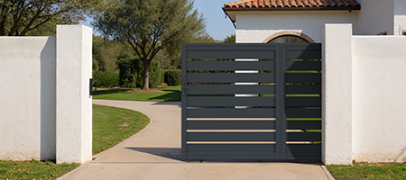 Aluminium sliding gate